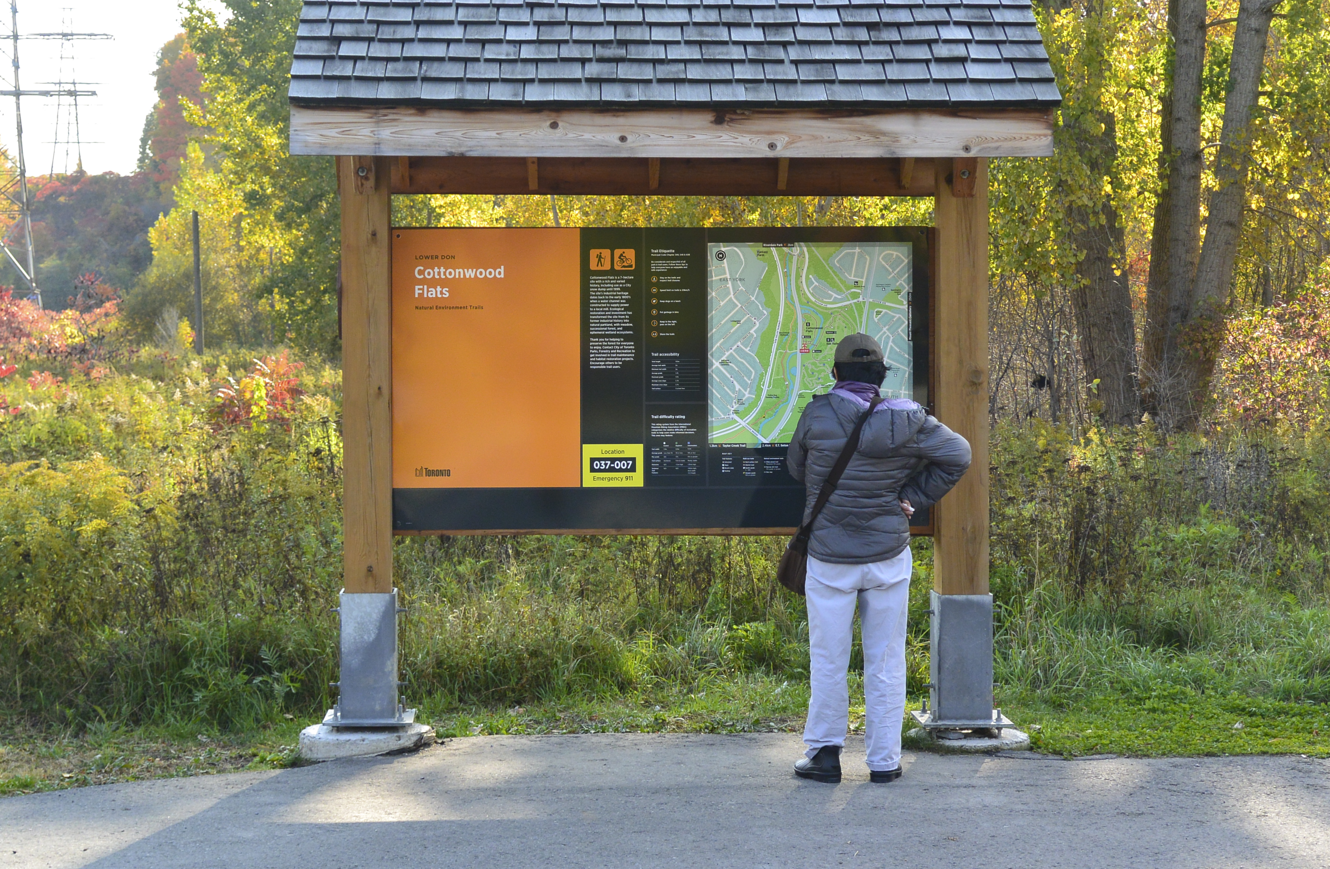 Toronto Natural Environment Trails wayfinding project