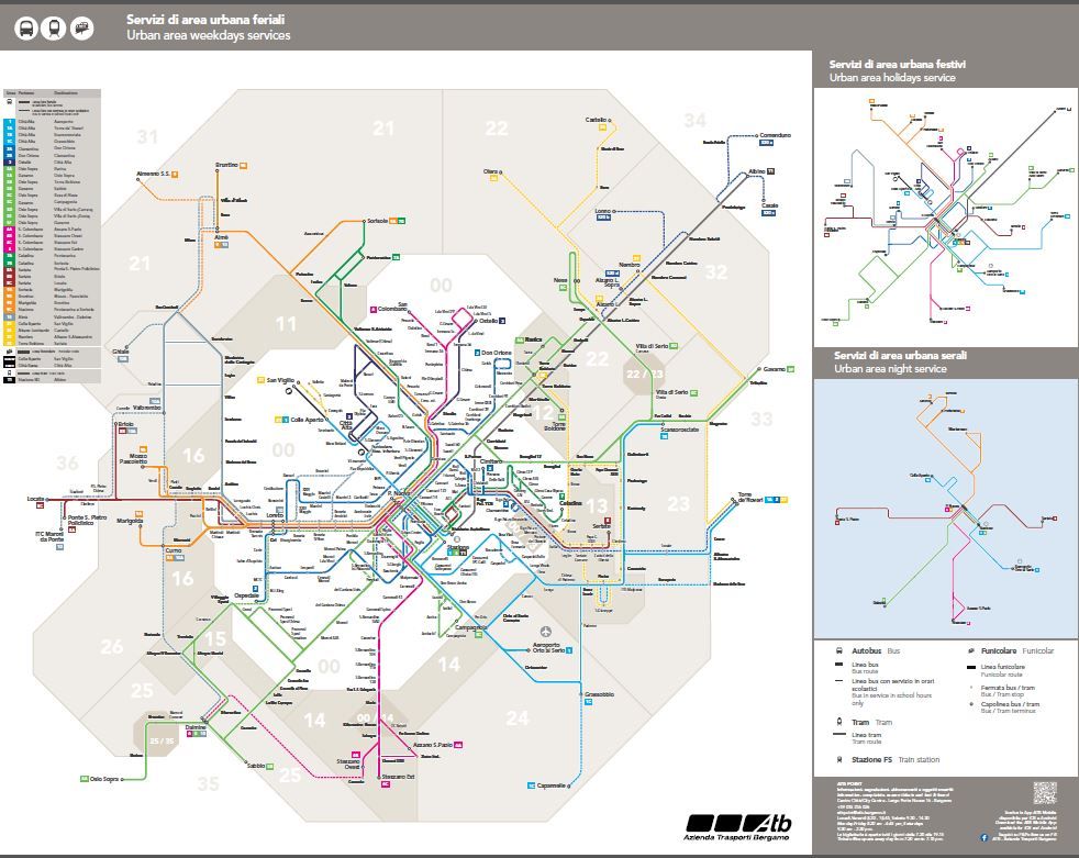 mappa Bergamo